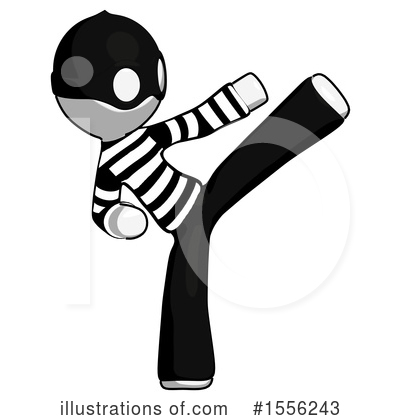 Royalty-Free (RF) White Design Mascot Clipart Illustration by Leo Blanchette - Stock Sample #1556243