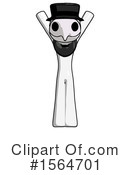 White Design Mascot Clipart #1564701 by Leo Blanchette