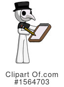White Design Mascot Clipart #1564703 by Leo Blanchette