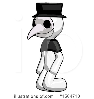 Royalty-Free (RF) White Design Mascot Clipart Illustration by Leo Blanchette - Stock Sample #1564710