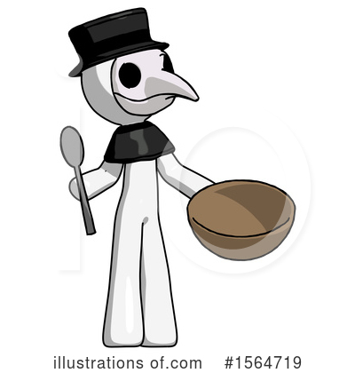 Royalty-Free (RF) White Design Mascot Clipart Illustration by Leo Blanchette - Stock Sample #1564719