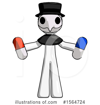 Royalty-Free (RF) White Design Mascot Clipart Illustration by Leo Blanchette - Stock Sample #1564724
