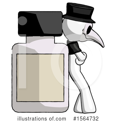 Royalty-Free (RF) White Design Mascot Clipart Illustration by Leo Blanchette - Stock Sample #1564732