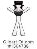 White Design Mascot Clipart #1564738 by Leo Blanchette