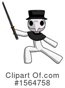 White Design Mascot Clipart #1564758 by Leo Blanchette