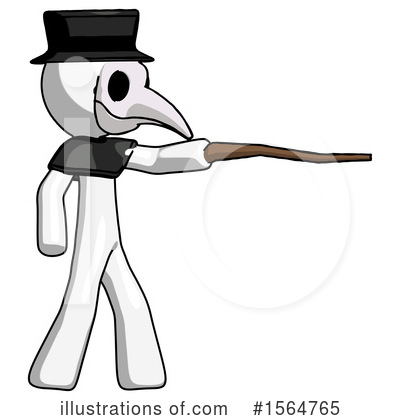 Royalty-Free (RF) White Design Mascot Clipart Illustration by Leo Blanchette - Stock Sample #1564765