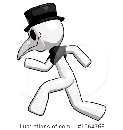 Royalty-Free (RF) White Design Mascot Clipart Illustration by Leo Blanchette - Stock Sample #1564766