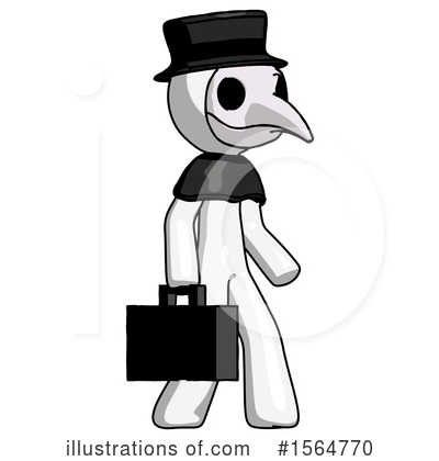 Royalty-Free (RF) White Design Mascot Clipart Illustration by Leo Blanchette - Stock Sample #1564770