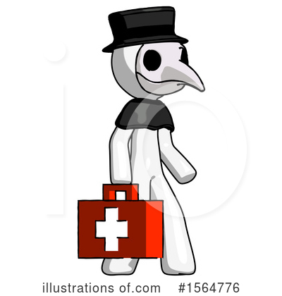 Royalty-Free (RF) White Design Mascot Clipart Illustration by Leo Blanchette - Stock Sample #1564776