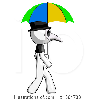 Royalty-Free (RF) White Design Mascot Clipart Illustration by Leo Blanchette - Stock Sample #1564783