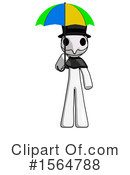 White Design Mascot Clipart #1564788 by Leo Blanchette
