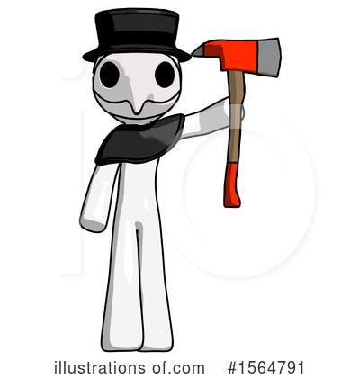 Royalty-Free (RF) White Design Mascot Clipart Illustration by Leo Blanchette - Stock Sample #1564791