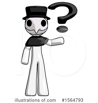 Royalty-Free (RF) White Design Mascot Clipart Illustration by Leo Blanchette - Stock Sample #1564793