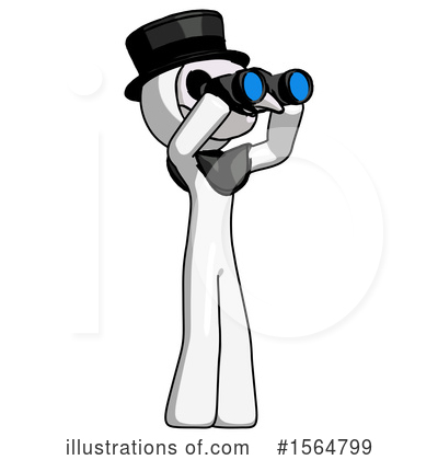 Royalty-Free (RF) White Design Mascot Clipart Illustration by Leo Blanchette - Stock Sample #1564799