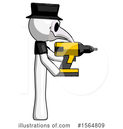 Royalty-Free (RF) White Design Mascot Clipart Illustration by Leo Blanchette - Stock Sample #1564809