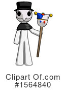 White Design Mascot Clipart #1564840 by Leo Blanchette