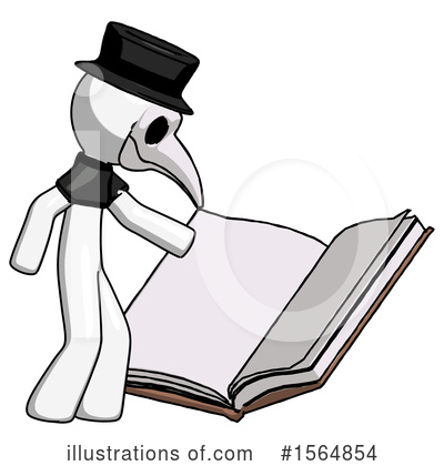 Royalty-Free (RF) White Design Mascot Clipart Illustration by Leo Blanchette - Stock Sample #1564854