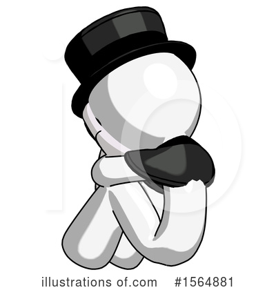 Royalty-Free (RF) White Design Mascot Clipart Illustration by Leo Blanchette - Stock Sample #1564881