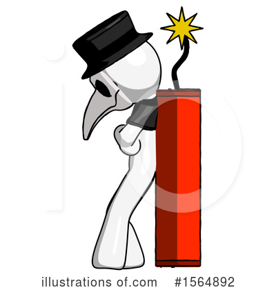 Royalty-Free (RF) White Design Mascot Clipart Illustration by Leo Blanchette - Stock Sample #1564892