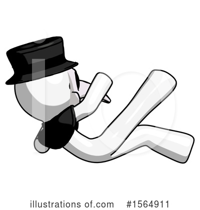 Royalty-Free (RF) White Design Mascot Clipart Illustration by Leo Blanchette - Stock Sample #1564911