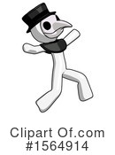 White Design Mascot Clipart #1564914 by Leo Blanchette