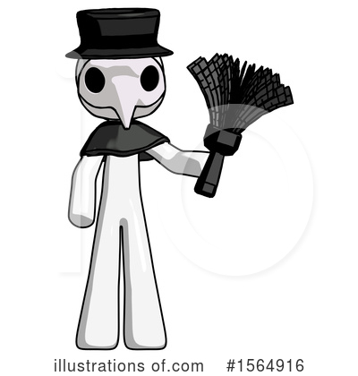 Royalty-Free (RF) White Design Mascot Clipart Illustration by Leo Blanchette - Stock Sample #1564916