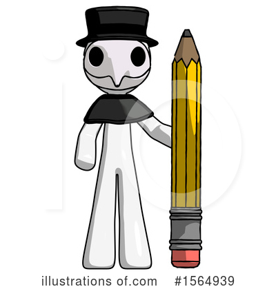 Royalty-Free (RF) White Design Mascot Clipart Illustration by Leo Blanchette - Stock Sample #1564939