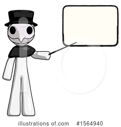 Royalty-Free (RF) White Design Mascot Clipart Illustration by Leo Blanchette - Stock Sample #1564940