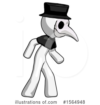 Royalty-Free (RF) White Design Mascot Clipart Illustration by Leo Blanchette - Stock Sample #1564948