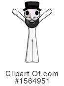 White Design Mascot Clipart #1564951 by Leo Blanchette