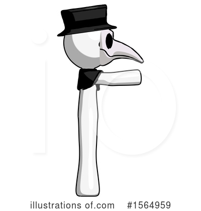 Royalty-Free (RF) White Design Mascot Clipart Illustration by Leo Blanchette - Stock Sample #1564959