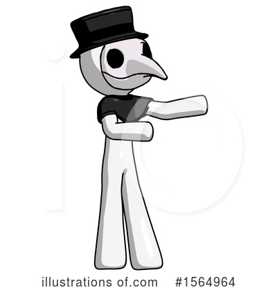 Royalty-Free (RF) White Design Mascot Clipart Illustration by Leo Blanchette - Stock Sample #1564964