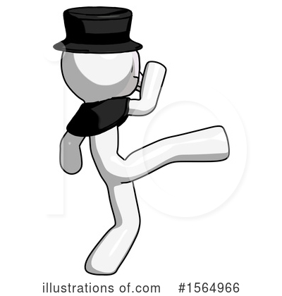 Royalty-Free (RF) White Design Mascot Clipart Illustration by Leo Blanchette - Stock Sample #1564966
