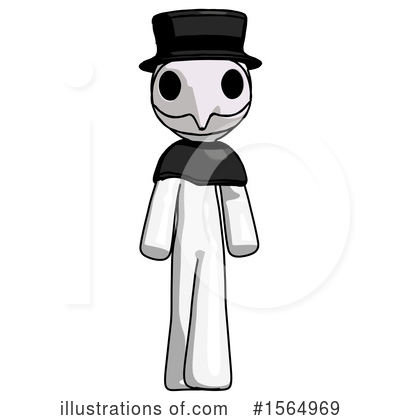 Royalty-Free (RF) White Design Mascot Clipart Illustration by Leo Blanchette - Stock Sample #1564969
