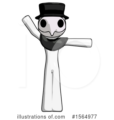 Royalty-Free (RF) White Design Mascot Clipart Illustration by Leo Blanchette - Stock Sample #1564977