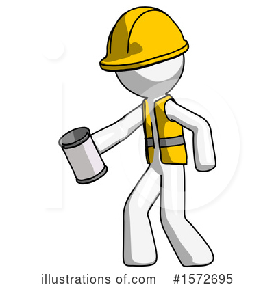 Royalty-Free (RF) White Design Mascot Clipart Illustration by Leo Blanchette - Stock Sample #1572695