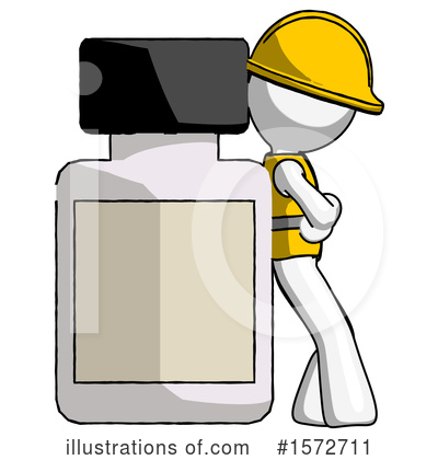 Royalty-Free (RF) White Design Mascot Clipart Illustration by Leo Blanchette - Stock Sample #1572711