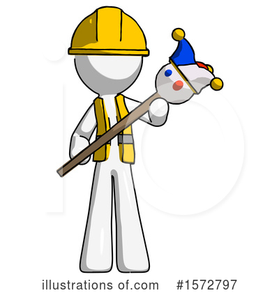 Royalty-Free (RF) White Design Mascot Clipart Illustration by Leo Blanchette - Stock Sample #1572797