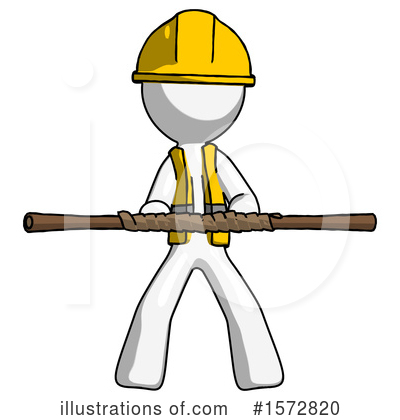 Royalty-Free (RF) White Design Mascot Clipart Illustration by Leo Blanchette - Stock Sample #1572820