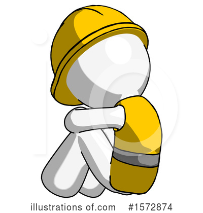 Royalty-Free (RF) White Design Mascot Clipart Illustration by Leo Blanchette - Stock Sample #1572874