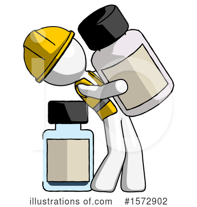 Royalty-Free (RF) White Design Mascot Clipart Illustration by Leo Blanchette - Stock Sample #1572902