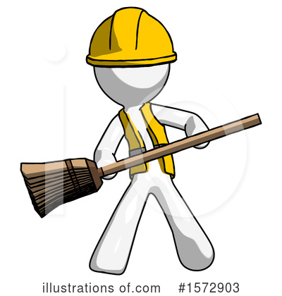 Royalty-Free (RF) White Design Mascot Clipart Illustration by Leo Blanchette - Stock Sample #1572903
