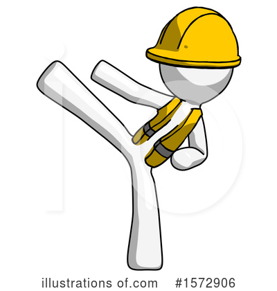 Royalty-Free (RF) White Design Mascot Clipart Illustration by Leo Blanchette - Stock Sample #1572906