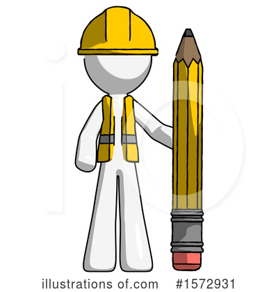 Royalty-Free (RF) White Design Mascot Clipart Illustration by Leo Blanchette - Stock Sample #1572931