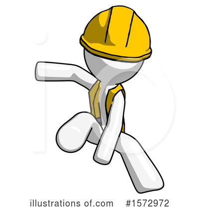 Royalty-Free (RF) White Design Mascot Clipart Illustration by Leo Blanchette - Stock Sample #1572972
