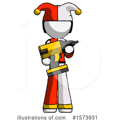 Royalty-Free (RF) White Design Mascot Clipart Illustration by Leo Blanchette - Stock Sample #1573931
