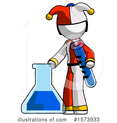 Royalty-Free (RF) White Design Mascot Clipart Illustration by Leo Blanchette - Stock Sample #1573933