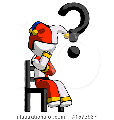 Royalty-Free (RF) White Design Mascot Clipart Illustration by Leo Blanchette - Stock Sample #1573937