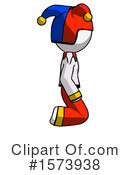 White Design Mascot Clipart #1573938 by Leo Blanchette