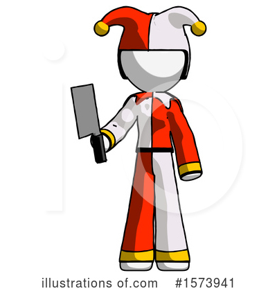 Royalty-Free (RF) White Design Mascot Clipart Illustration by Leo Blanchette - Stock Sample #1573941